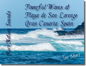 ocean waves recording gran canaria spain